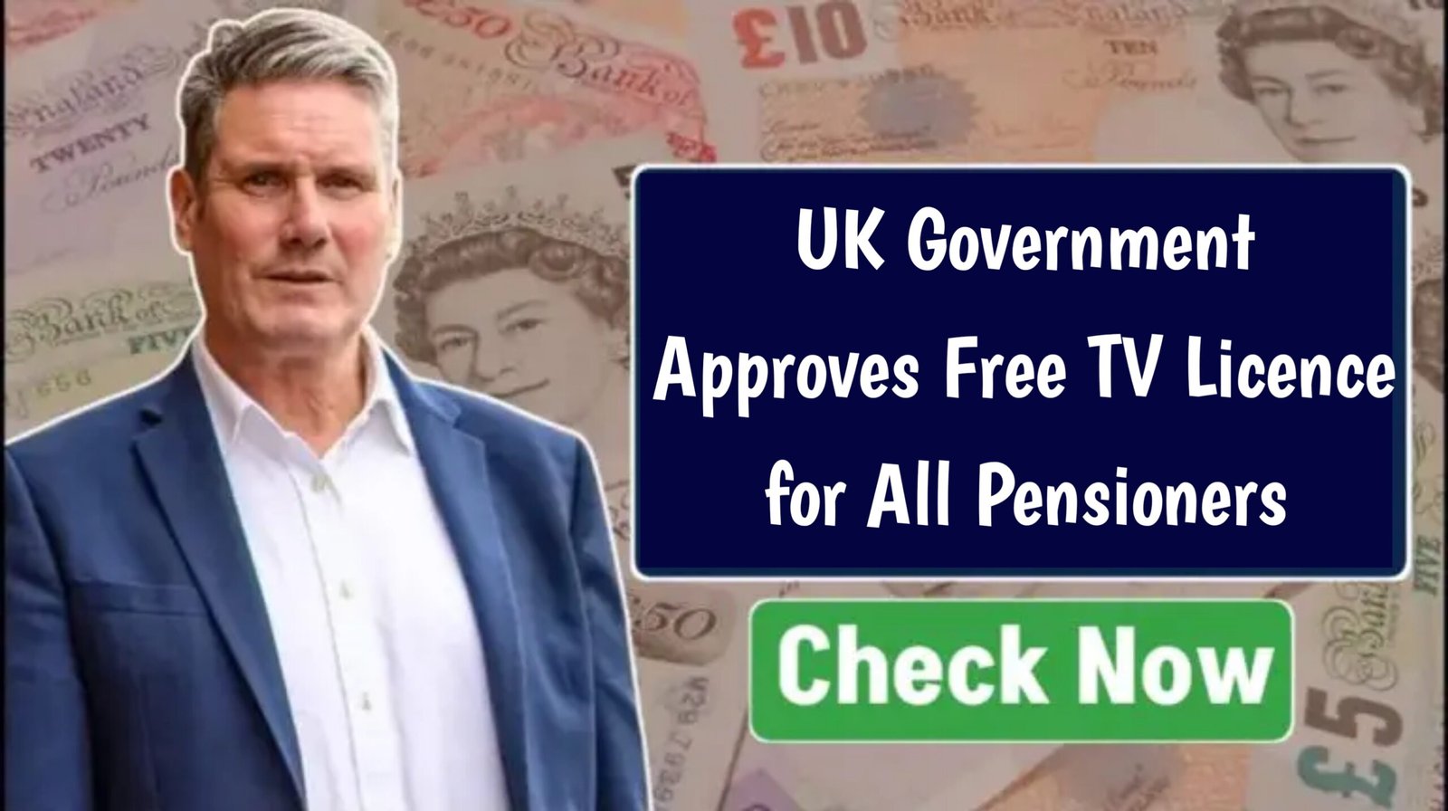 UK Government Approves Free TV Licence for All Pensioners – Key Details Inside